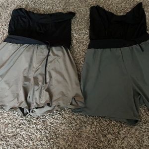 Lot - Men’s medium Lululemon shorts with liner.